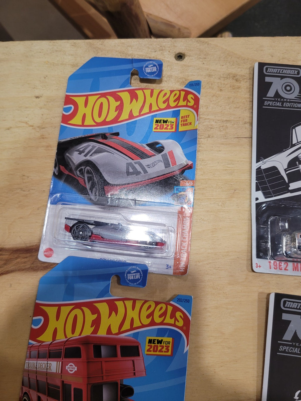 Hot Wheels & Matchbox Diecast Lot – 6 Sealed Cars | 2023 & Matchbox 70th Anniver - Image 5
