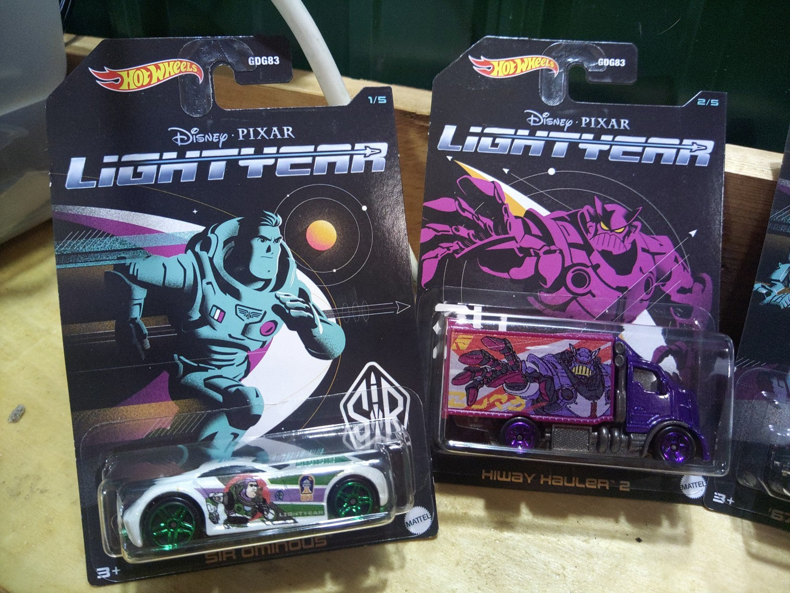 2022 Hot Wheels Disney Pixar LIGHTYEAR (Complete set of 5) - Image 2