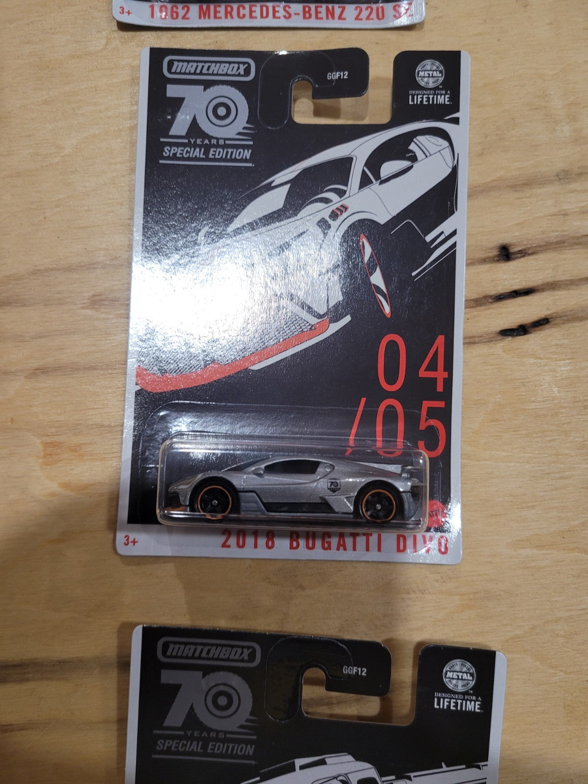 Hot Wheels & Matchbox Diecast Lot – 6 Sealed Cars | 2023 & Matchbox 70th Anniver - Image 3