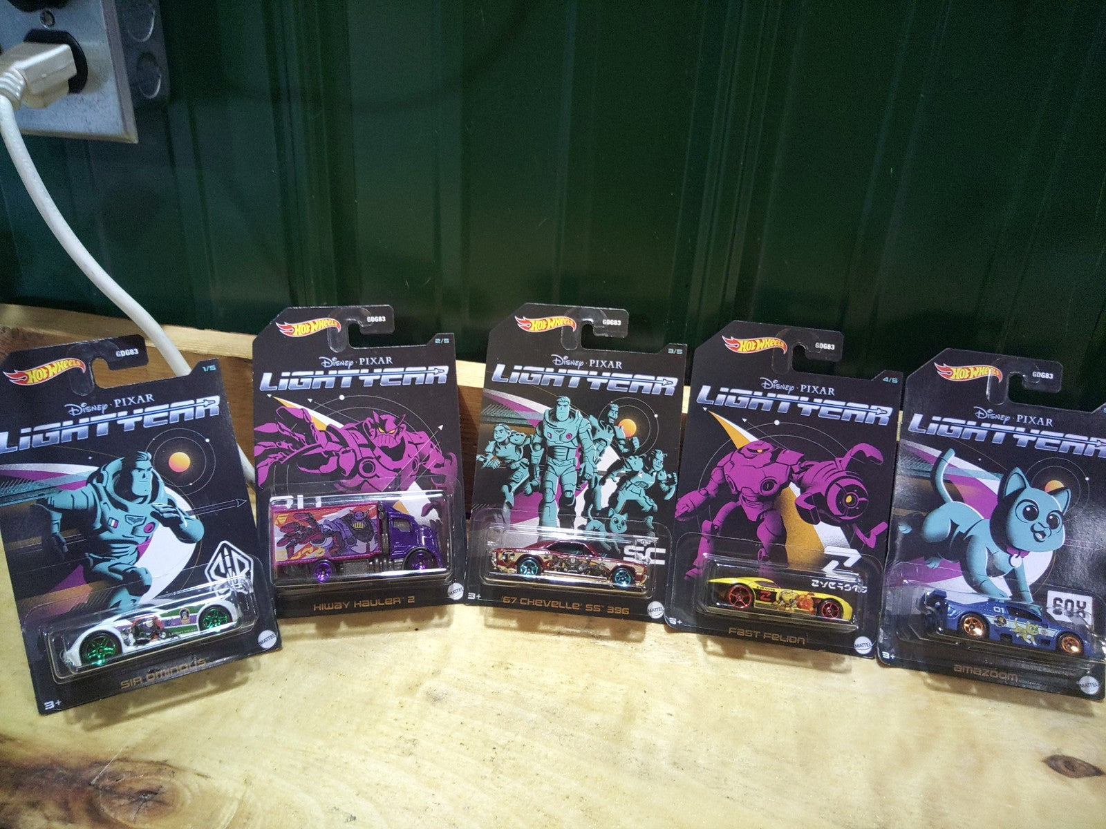 2022 Hot Wheels Disney Pixar LIGHTYEAR (Complete set of 5) - Image 1