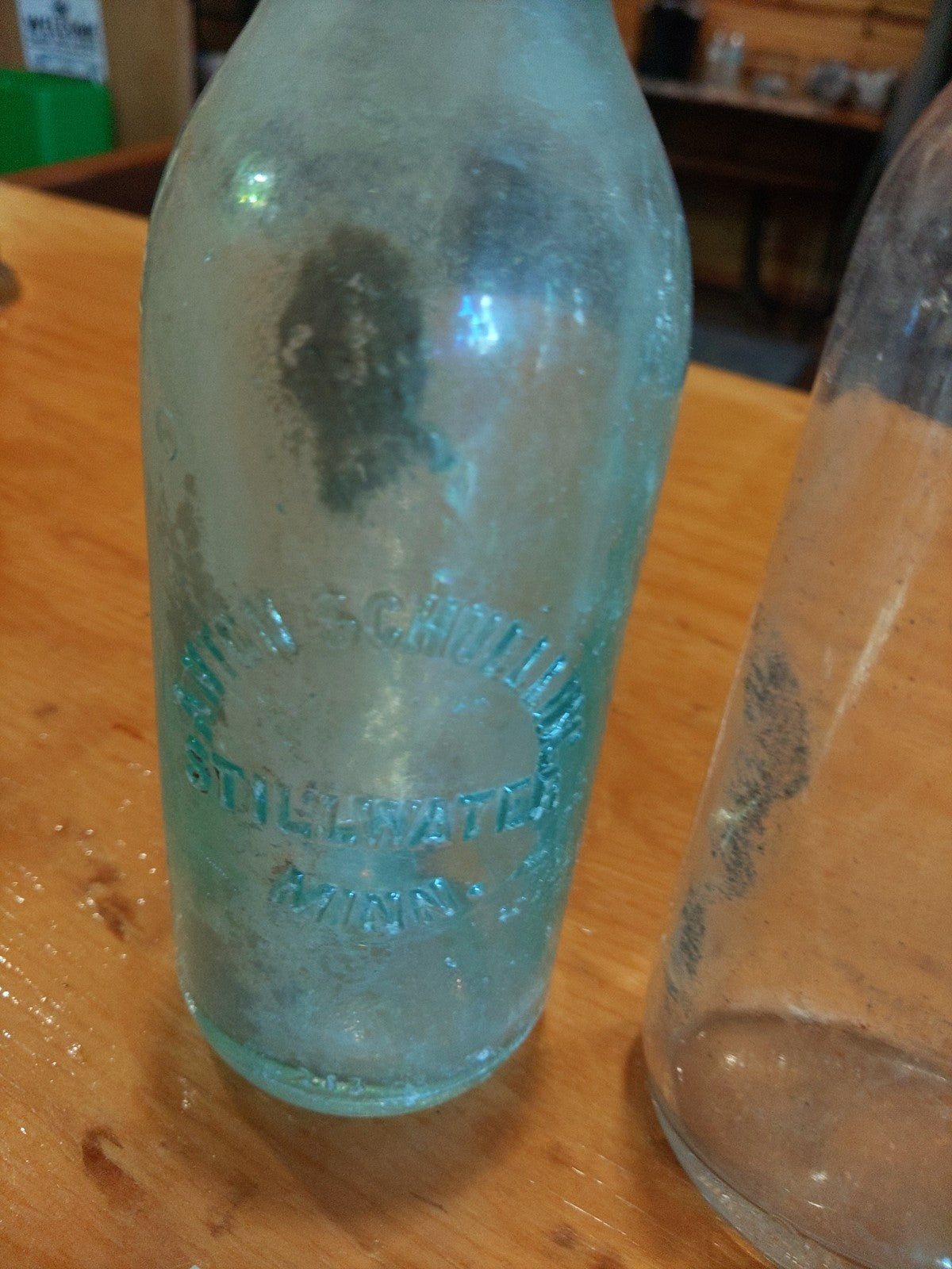 Antique Embossed Glass Bottle Lot – Stillwater, MN, House of Three Sons & Kolo B - Image 2