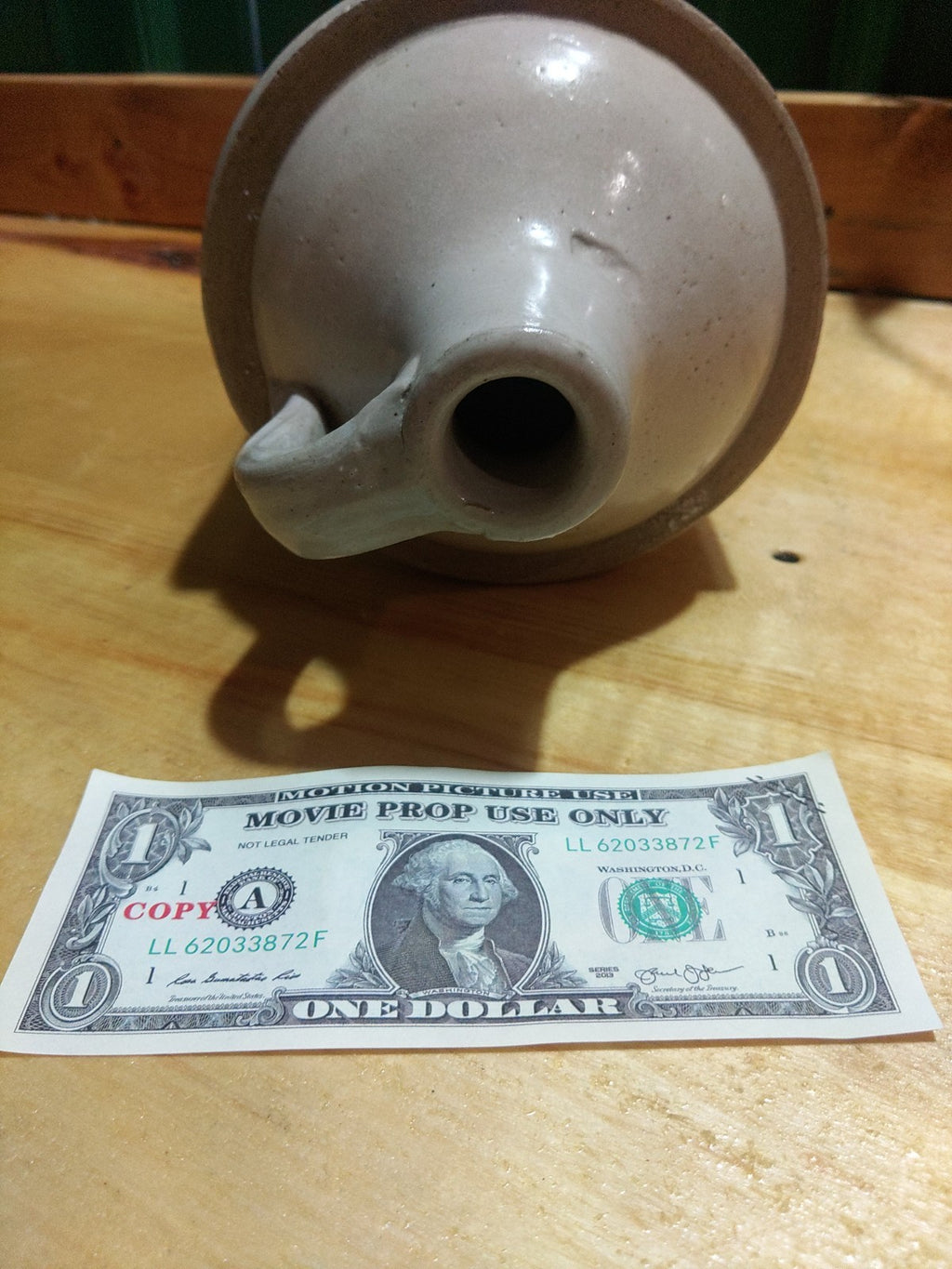Unmarked Antique Stoneware Utility Jug - Image 2
