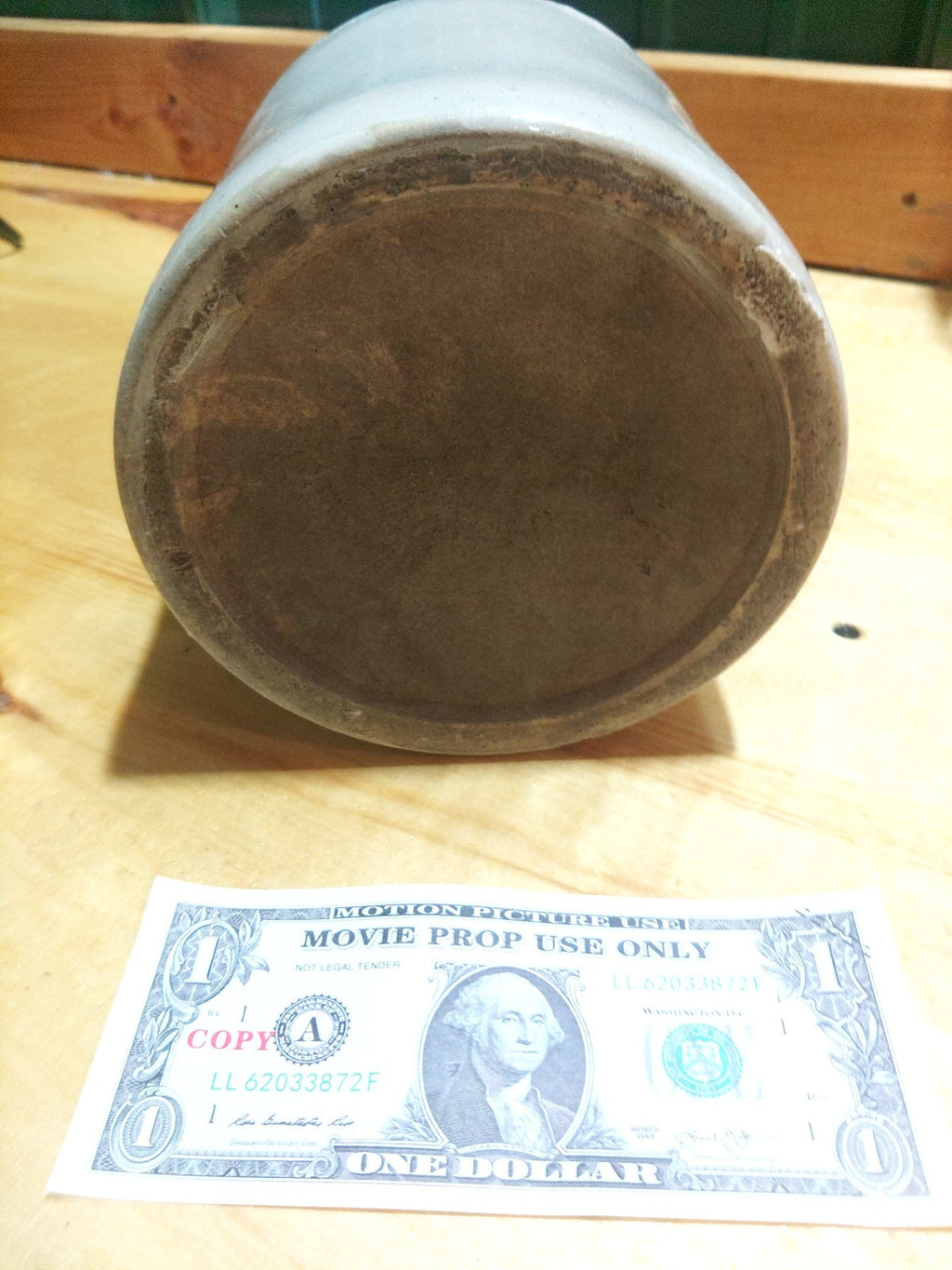 Unmarked Antique Stoneware Utility Jug - Image 3