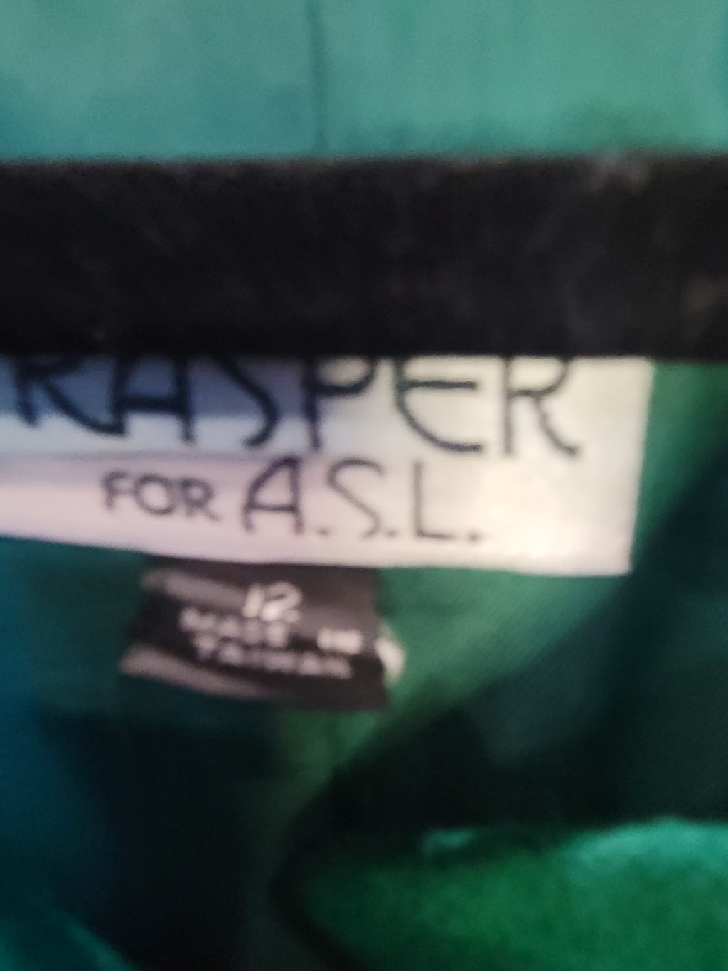 : Vintage Rasper for A.S.L. Emerald Green Double-Breasted Dress - Image 6