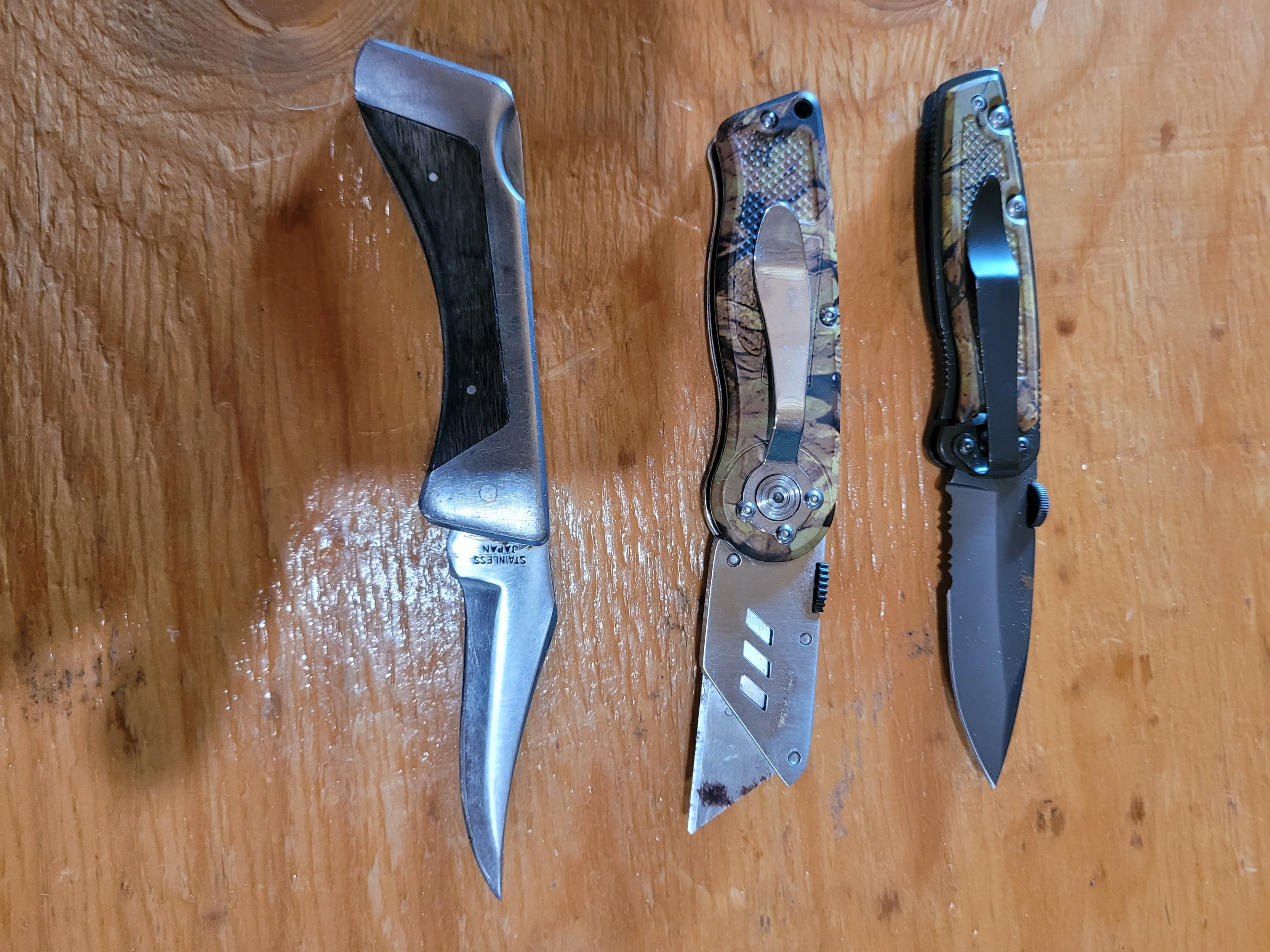 Pocket Knife Lot – Guidesman, Craftsman & Stainless Folding Knife - Image 4