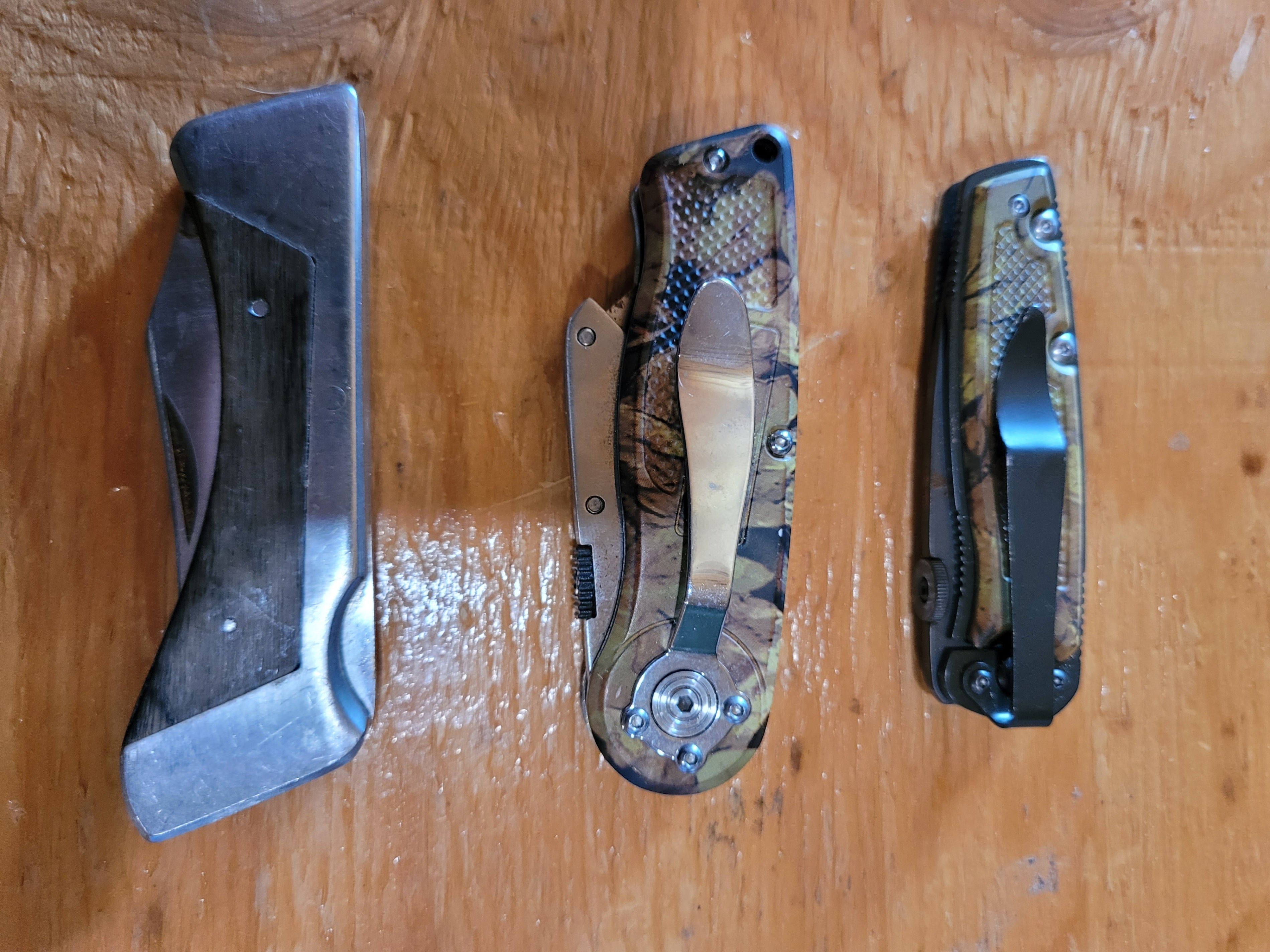 Pocket Knife Lot – Guidesman, Craftsman & Stainless Folding Knife - Image 2