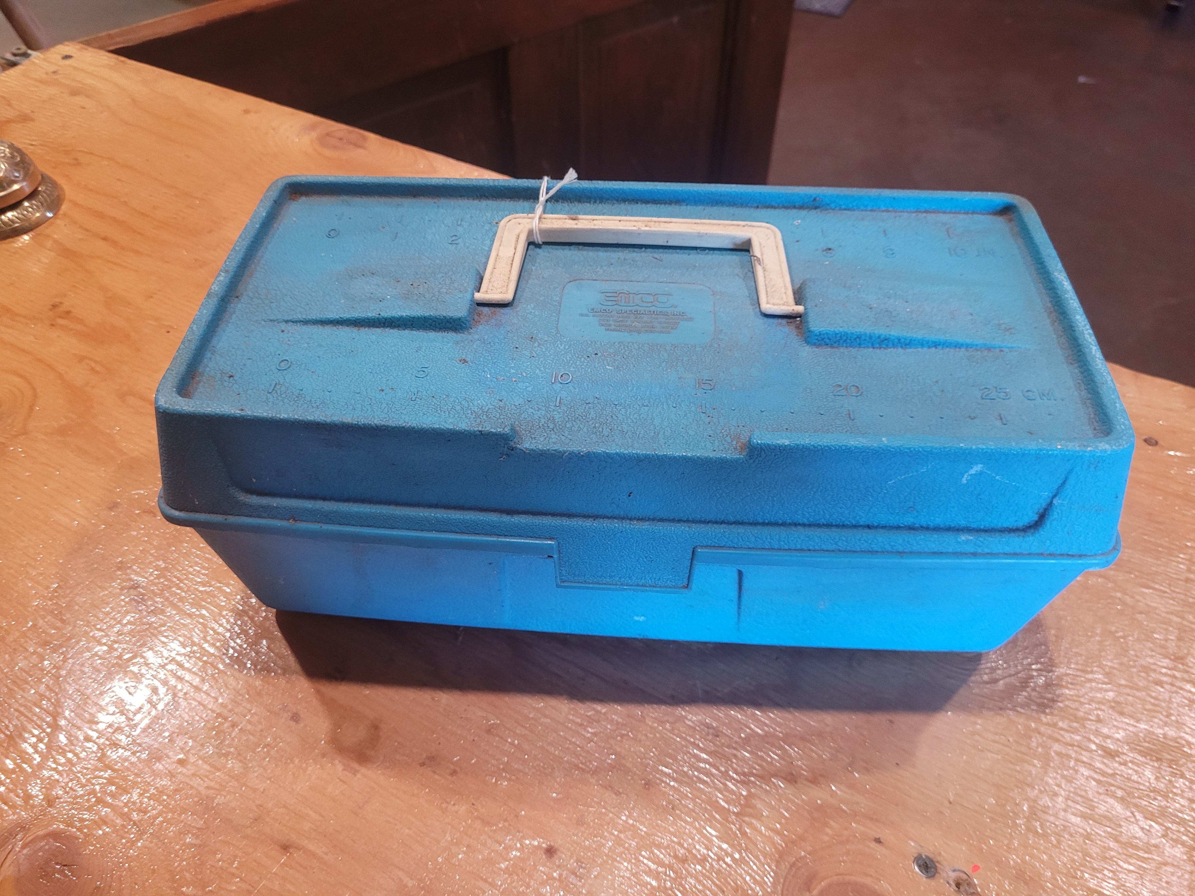 Vintage Plano Tackle Box Loaded with Fishing Lures, Tackle & Line - Image 4