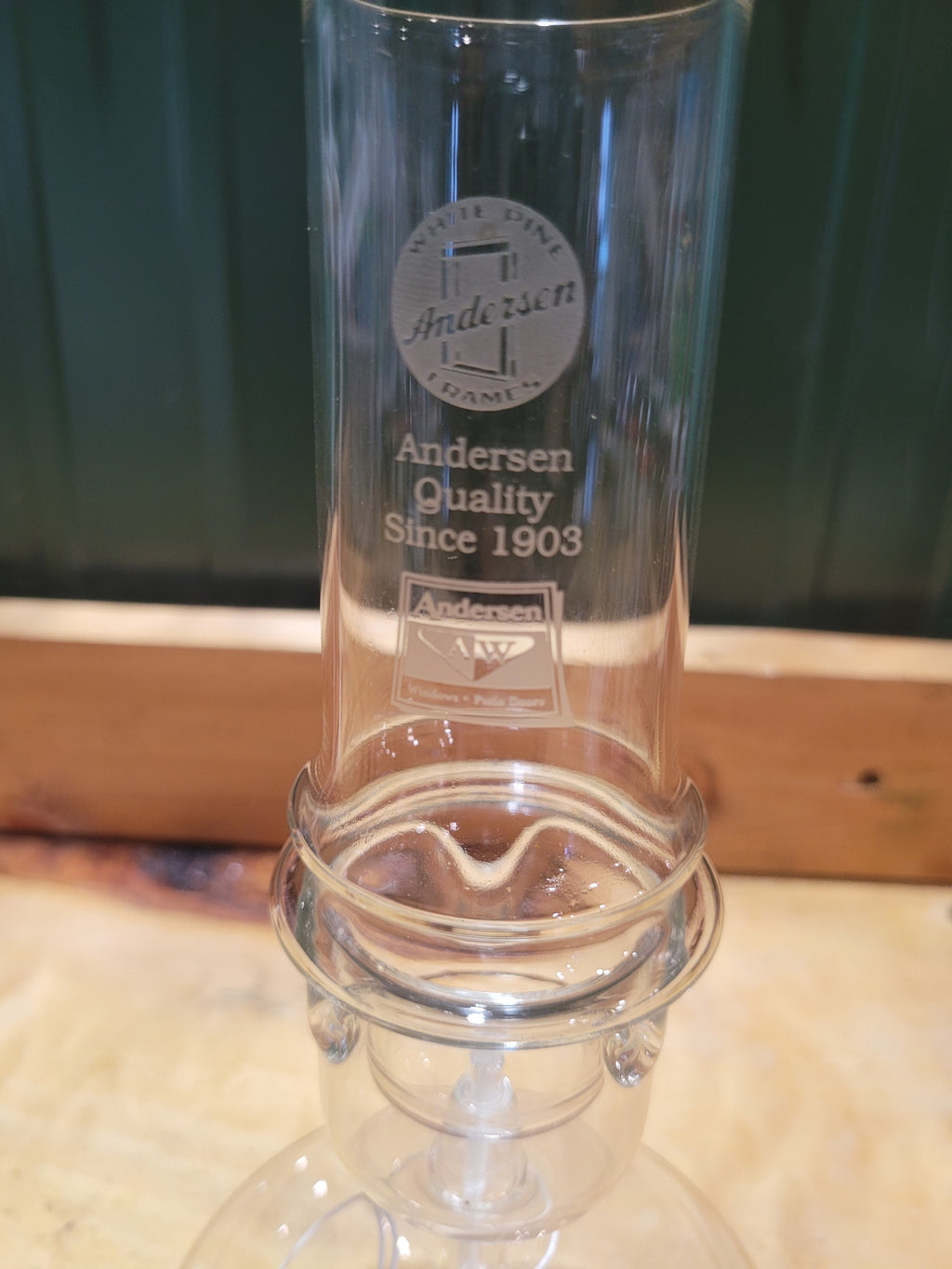 Andersen Quality Since 1903 Glass Oil Lamp – Promotional Collectible - Image 2