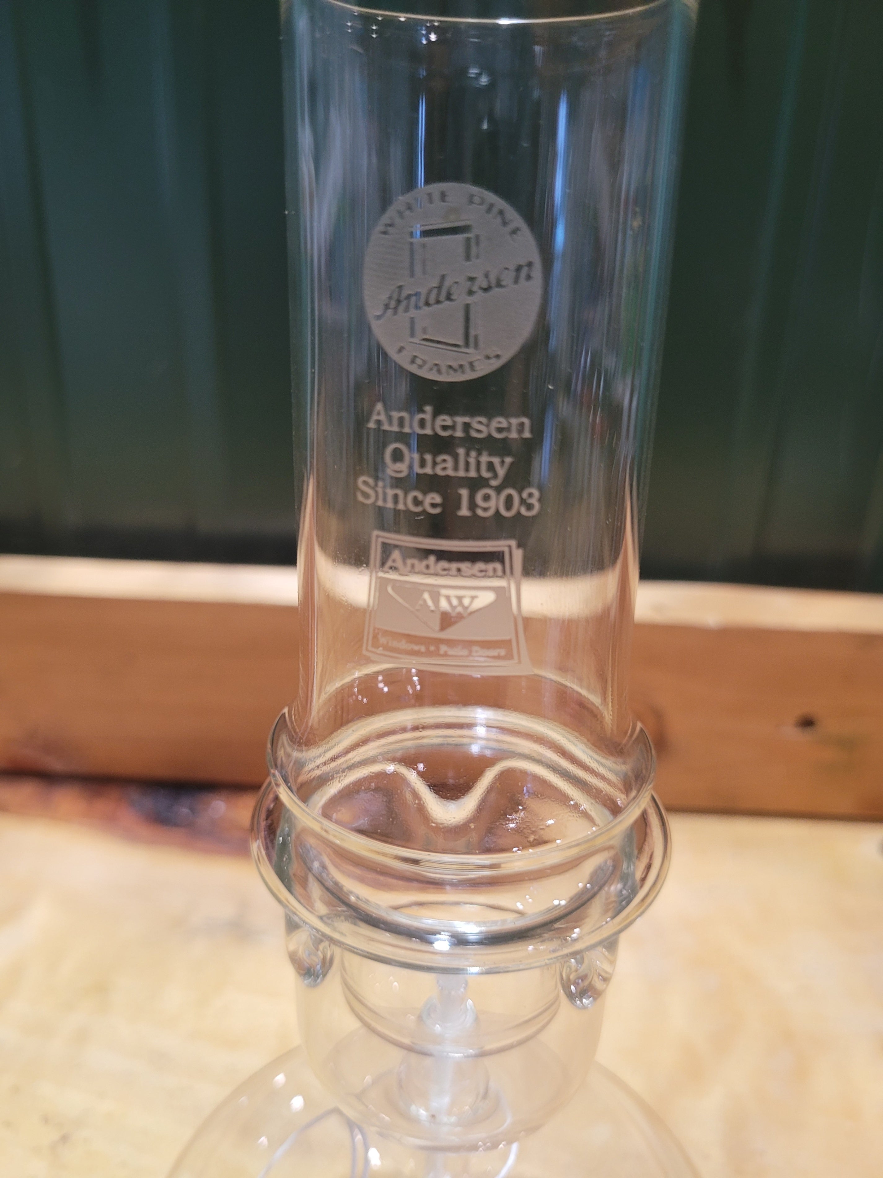 Andersen Quality Since 1903 Glass Oil Lamp – Promotional Collectible - Image 2