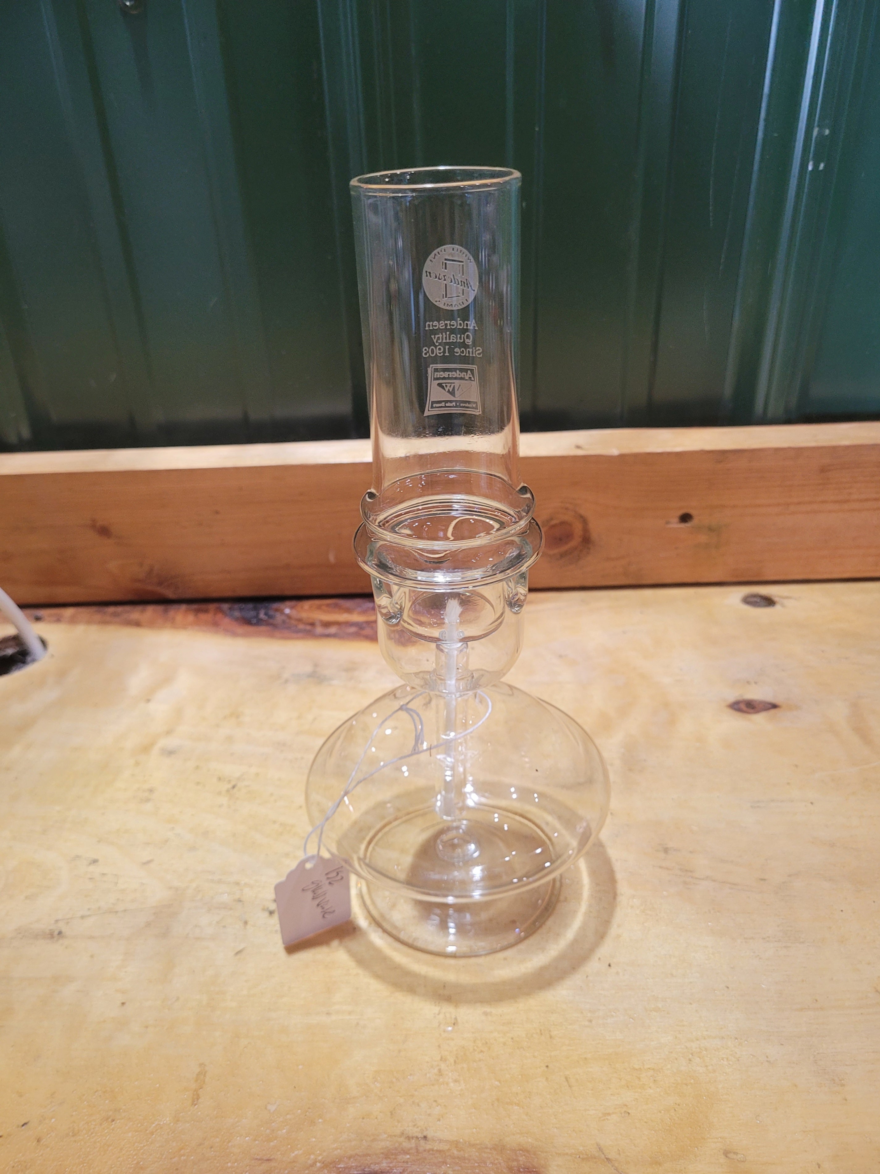 Andersen Quality Since 1903 Glass Oil Lamp – Promotional Collectible - Image 1