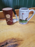 Golf-Themed Coffee Mugs – Golf Club Handle & "It's Only a Game" Mug – Set of 2 - Image 1