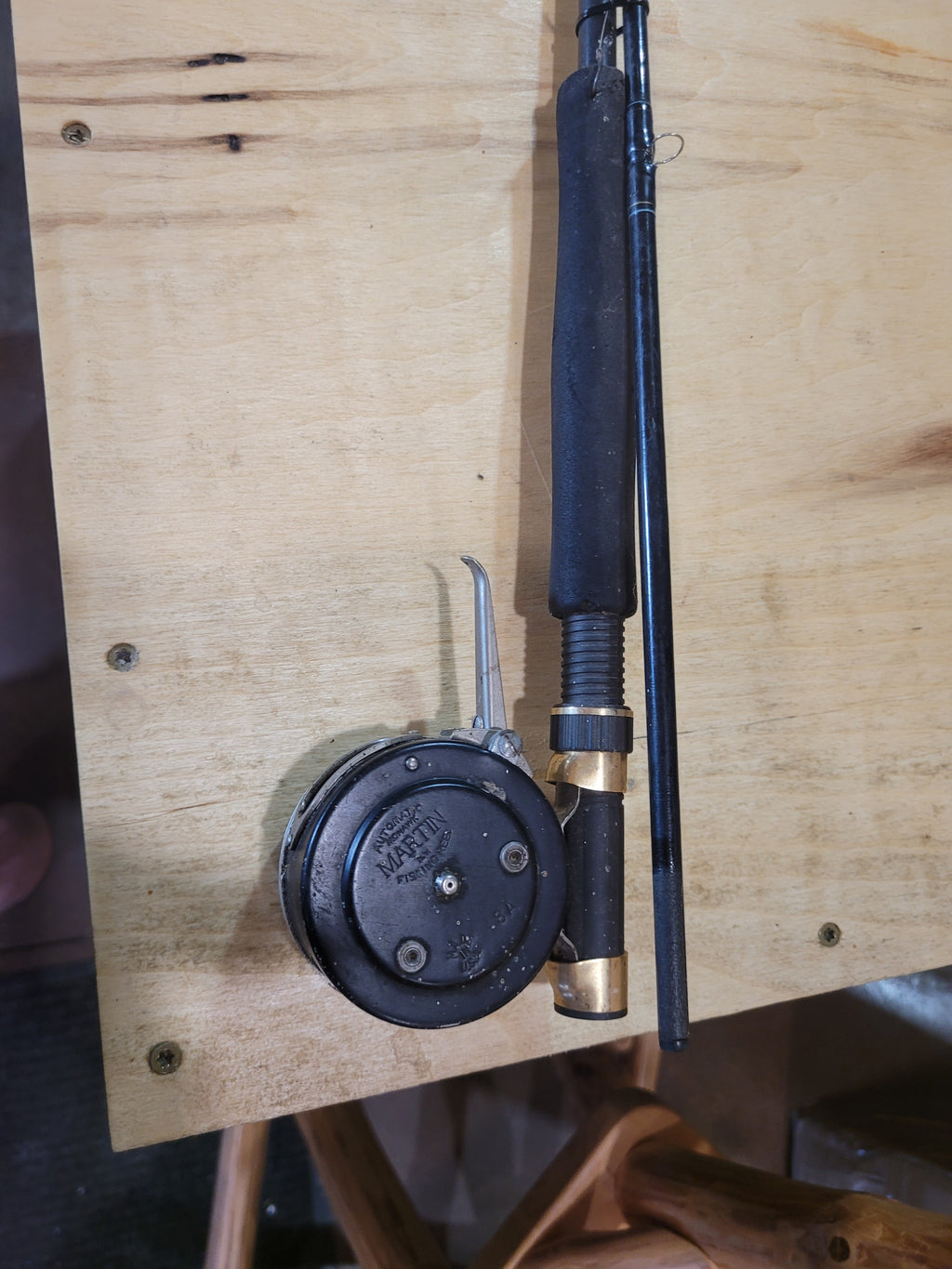 Vintage Martin Automatic Fly Fishing Rod & Reel Combo - Image 2