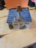 Ceramic House  Storage Canister – Blue Roof Cottage - Image 1