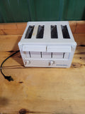 Proctor Silex Extra-Wide 4-Slice Toaster – Dual Controls – White - Image 1