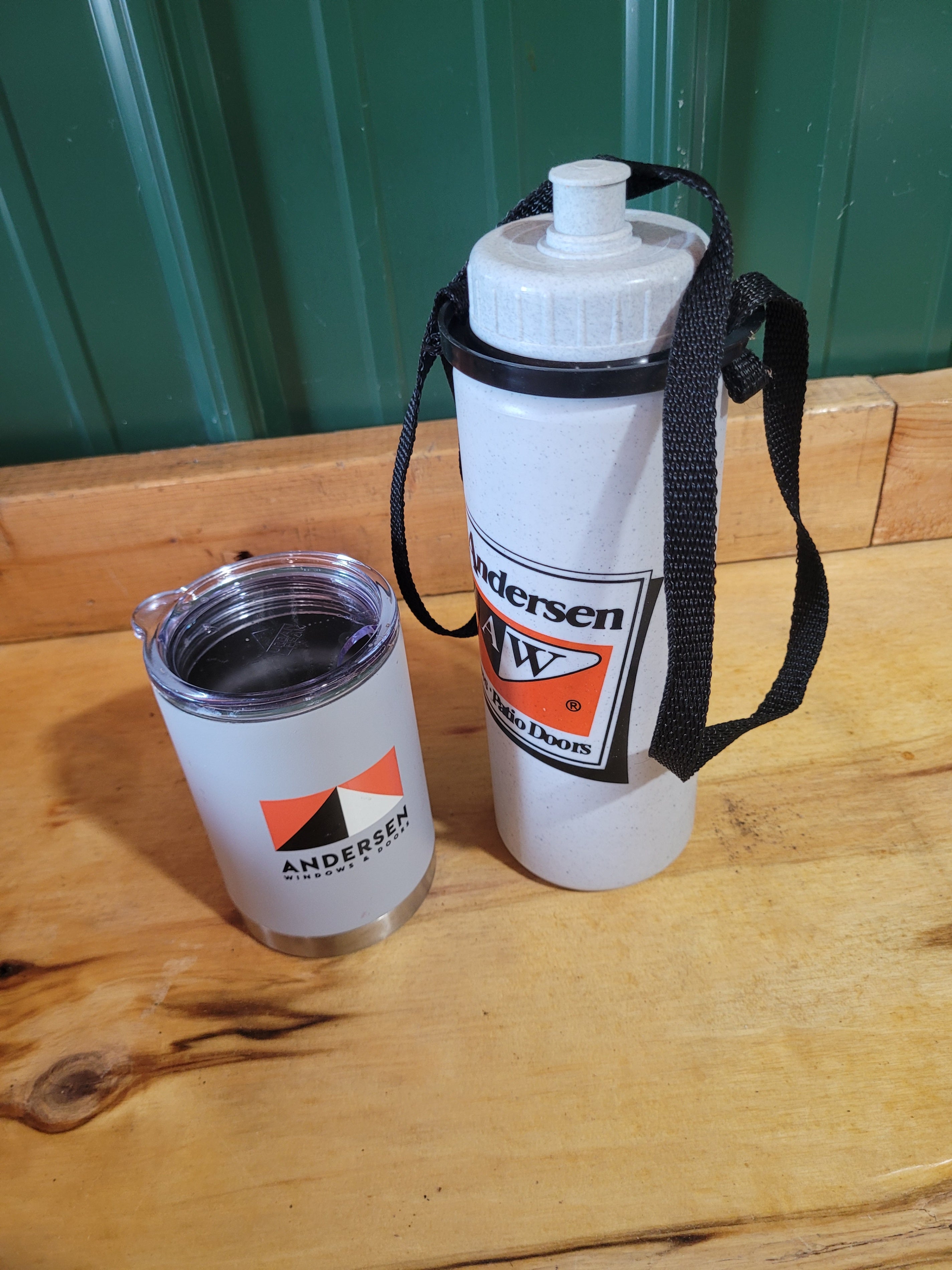 Andersen Windows Promotional Travel Mug & Vintage Water Bottle Set - Image 1