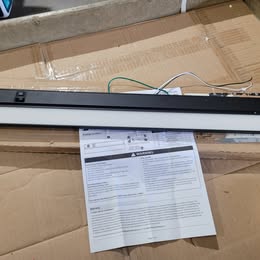 Halo Under Cabinet LED Light Fixture – Hardwired – Sleek Black - Image 2
