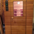 Health Mate 2-Person Infrared Home Sauna w/ Cedar Cabinet, Stereo & Manuals - Image 1