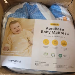 Mamazing AeroBase Breathable Baby Crib Mattress - Image 1