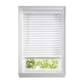 2” Faux Wood Cordless Blinds – 23” x 64” – White - Image 1