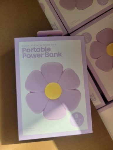 3000mAh Flower Portable Power Bank - Image 1