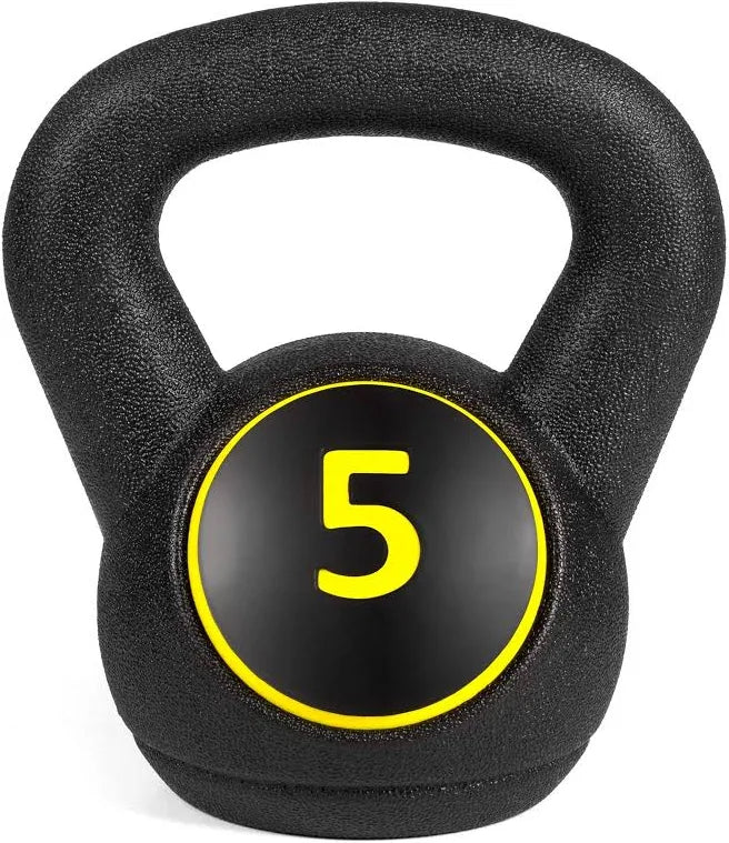 Best Choice Products 3-Piece Kettlebell Set with Storage Rack - Image 3