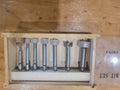 7-Piece Precision Forstner Drill Bit Set with Wooden Storage Case | 1/4"–1" - Image 1