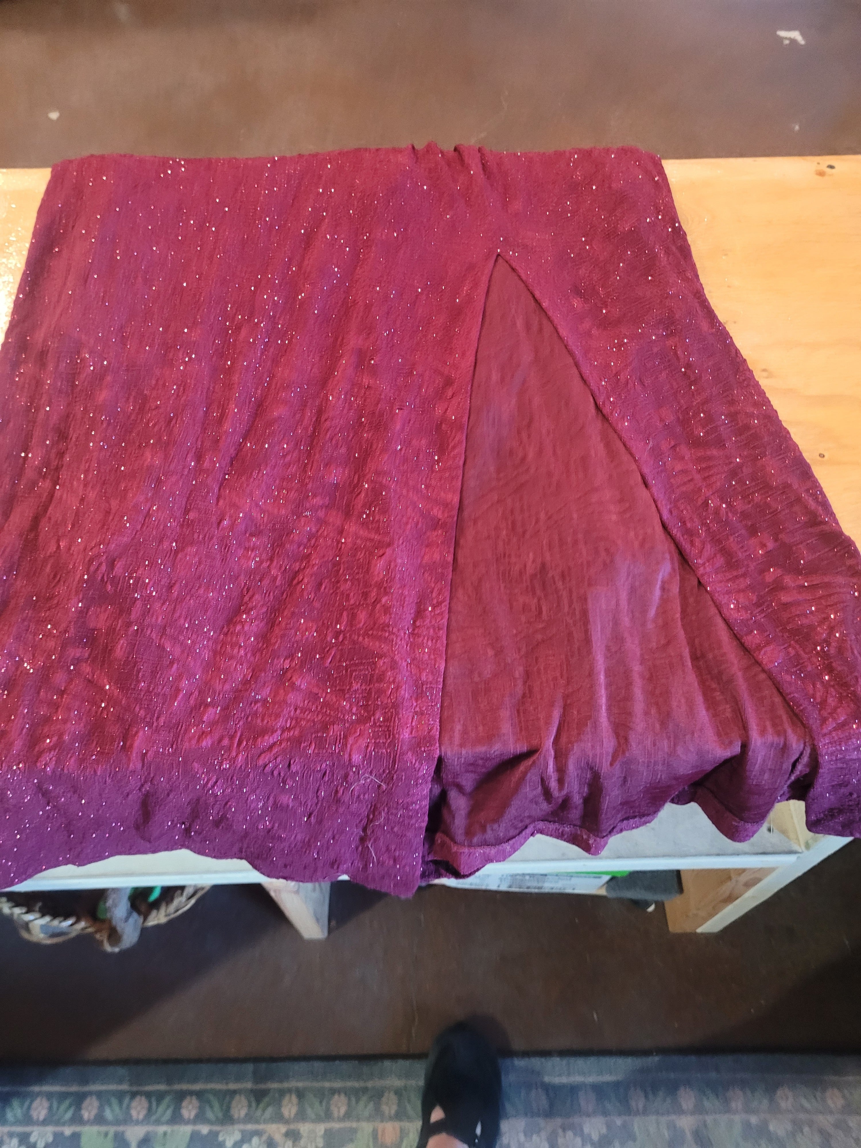 Alex Evenings Burgundy Mother of the Bride/Groom Formal Dress – Women's Size 20W - Image 3