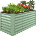 4x2x2FT Outdoor Steel Garden Bed for Vegetables, Flowers & Herbs - Image 1