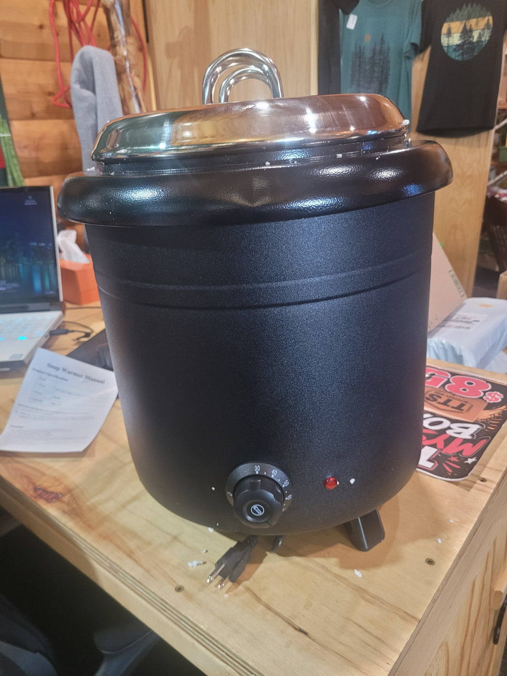 13L Electric Soup Warmer / Beverage Dispenser – 400W - Image 1