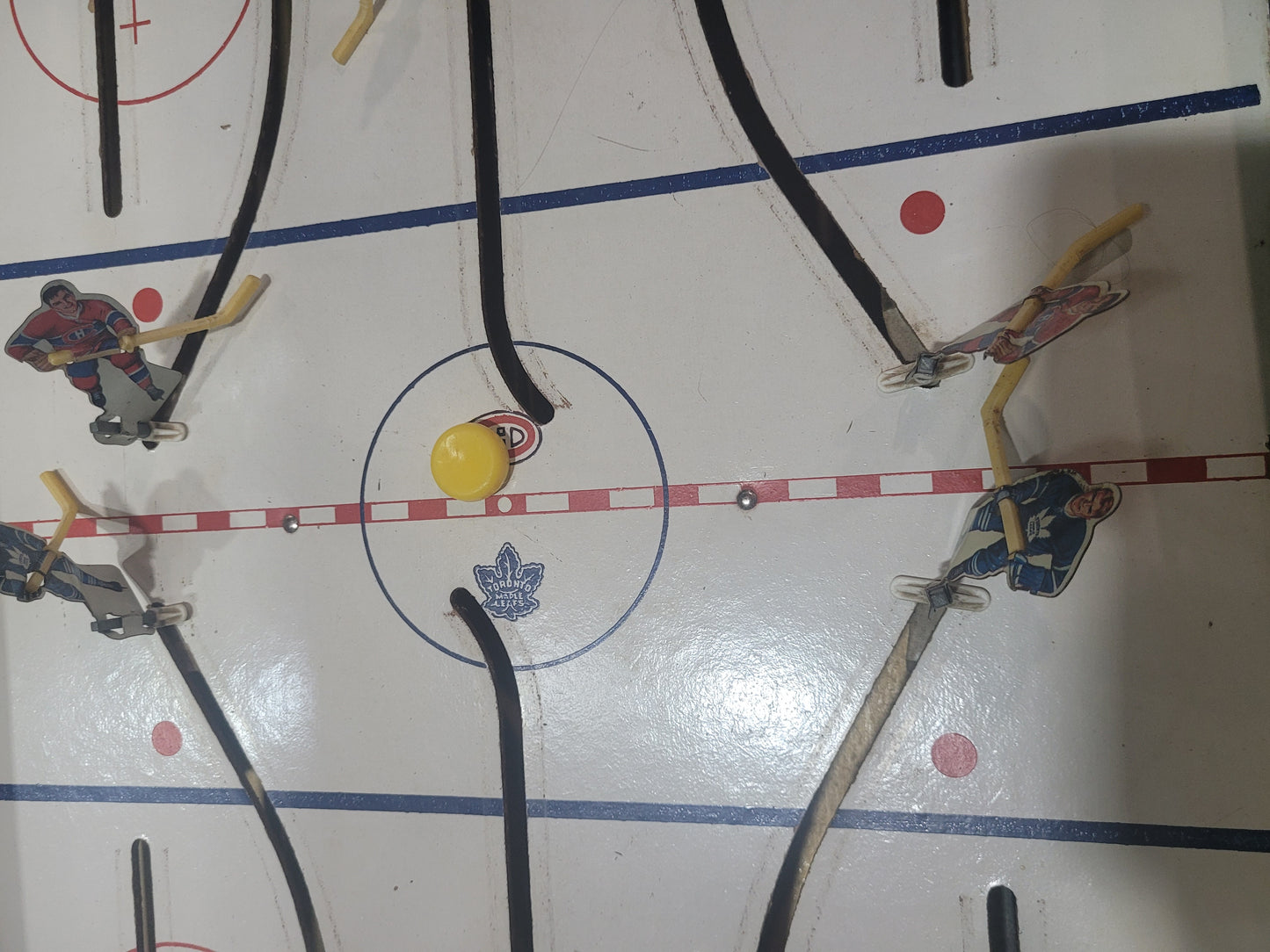 Vintage NHL Pee-Wee Table Hockey Game – Metal Board Game – Made in Canada