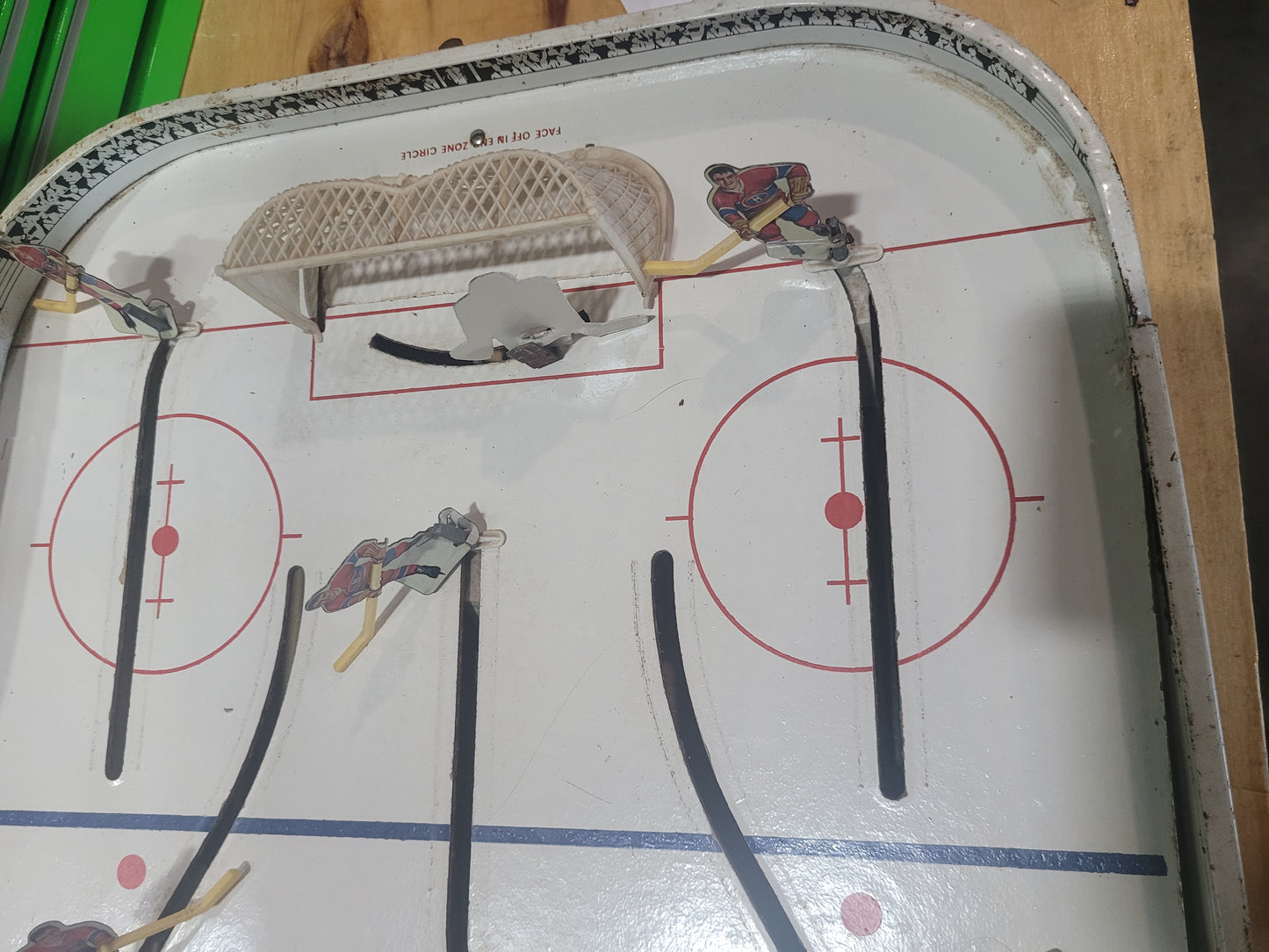 Vintage NHL Pee-Wee Table Hockey Game – Metal Board Game – Made in Canada