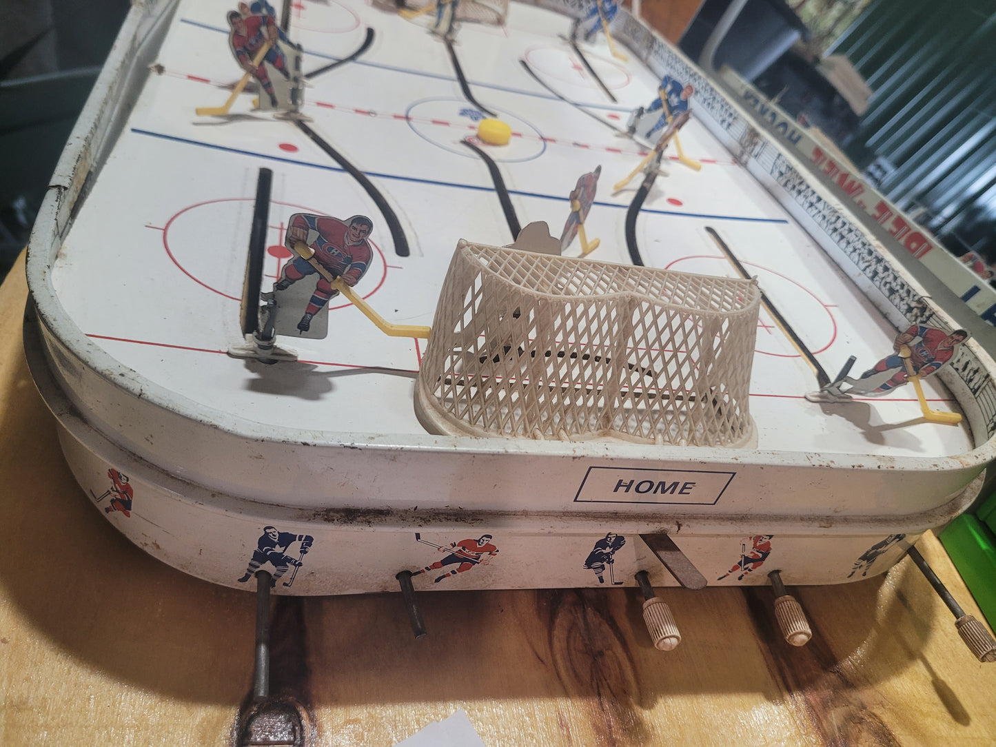 Vintage NHL Pee-Wee Table Hockey Game – Metal Board Game – Made in Canada