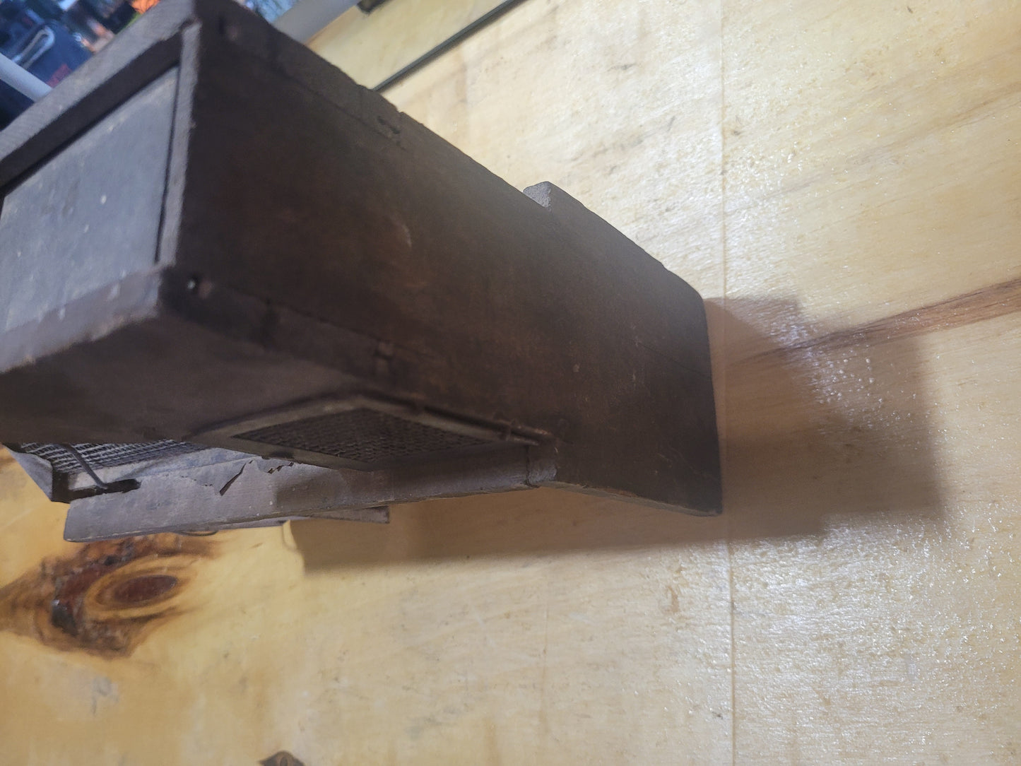 Vintage Wooden Humane Mouse Trap – Primitive Farmhouse Rodent Trap