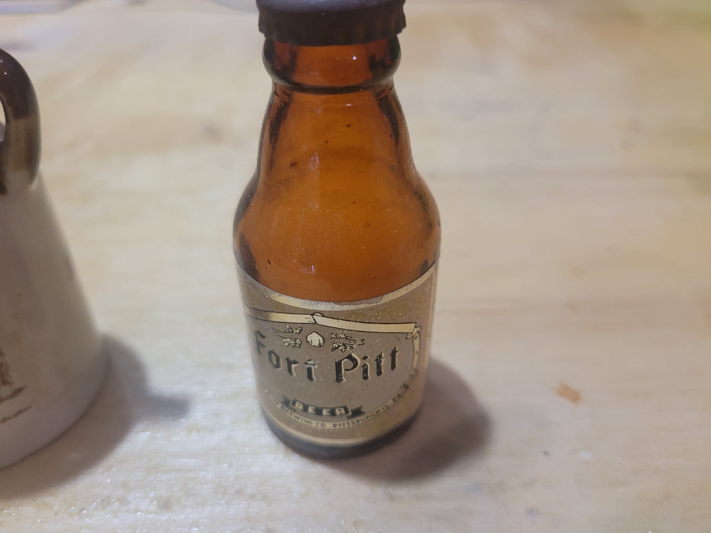 Vintage Miniature Bottle Collection – Little Brown Jug, Texas Stoneware Jug & Fo