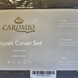 King Size Duvet Cover Set – New (Caromio Brand)