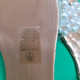 No Doubt Pearl Beaded Slide Sandals Women’s Size 6 / EU 39 Rose Gold Quilted Slip-On Shoes NIB