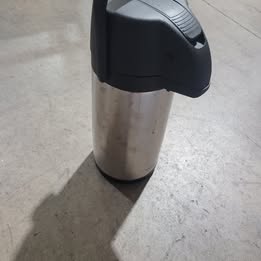 Stainless Steel Airpot Coffee Dispenser – Pump Thermos Server (Commercial Style)