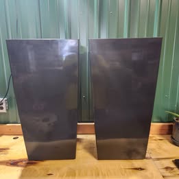 GARVEE 30” Tall Self-Watering Planters (Set of 2) – Black Chip in column see description