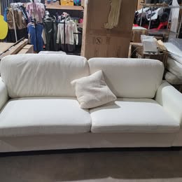 83 Inch Sofa, Modern 3 Seater Deep Seat Couch with Wide Armrest