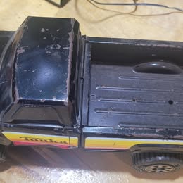 Vintage Tonka Black Pickup Truck – Pressed Steel Toy – Made in USA