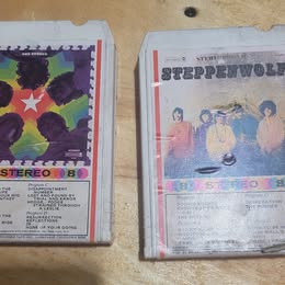 Vintage Steppenwolf 8-Track Tape Lot (2) – Steppenwolf & The Second