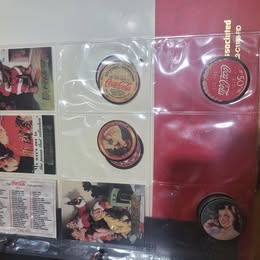 Vintage Coca-Cola Collectors Cards Binder + Sealed Pack + Bonus Collectibles