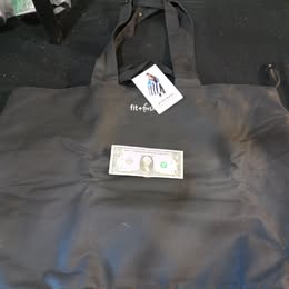 Fit & Fresh Large Beach Bag for Women - Extra Large Travel Tote With Pockets, Black