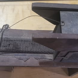 Vintage Wooden Humane Mouse Trap – Primitive Farmhouse Rodent Trap