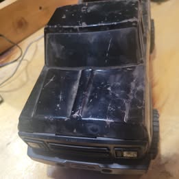 Vintage Tonka Black Pickup Truck – Pressed Steel Toy – Made in USA