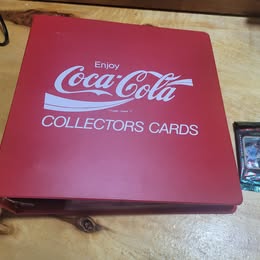Vintage Coca-Cola Collectors Cards Binder + Sealed Pack + Bonus Collectibles