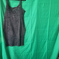 Rosa Clothing Black Denim Look Bodycon Dress