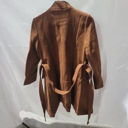 Brown Peacoat Women's Small NEW