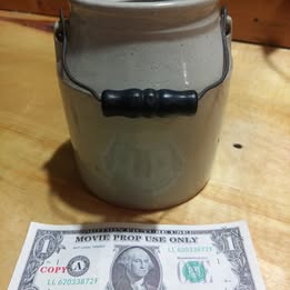 Vintage Stoneware Butter or Cheese Crock