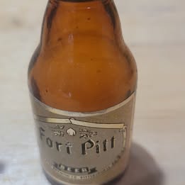 Vintage Miniature Bottle Collection – Little Brown Jug, Texas Stoneware Jug & Fort Pitt Beer Bottle